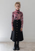 Steph Denim Button Front Skirt
